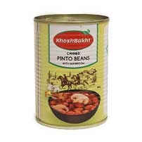 کنسرو لوبیا چیتی با قارچ خوشبخت