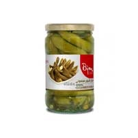 خيارشور شيشه معمولي 660 گرمی بیژن