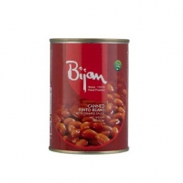 کنسرو لوبیا چیتی با سس گوجه فرنگی 380 گرم بیژن 