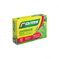 زباله 3 رولی متوسط مشکی 42 عددی 55*80 پرمیس