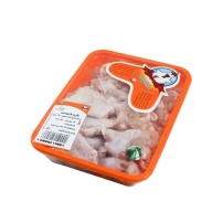  بازو مرغ با استخوان و با پوست 900 گرمی بشقابی سمین